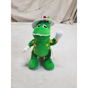 2003 The Wiggles Green Dorothy Dinosaur Stuffie Stuffed Animal Plush Toy Unisex